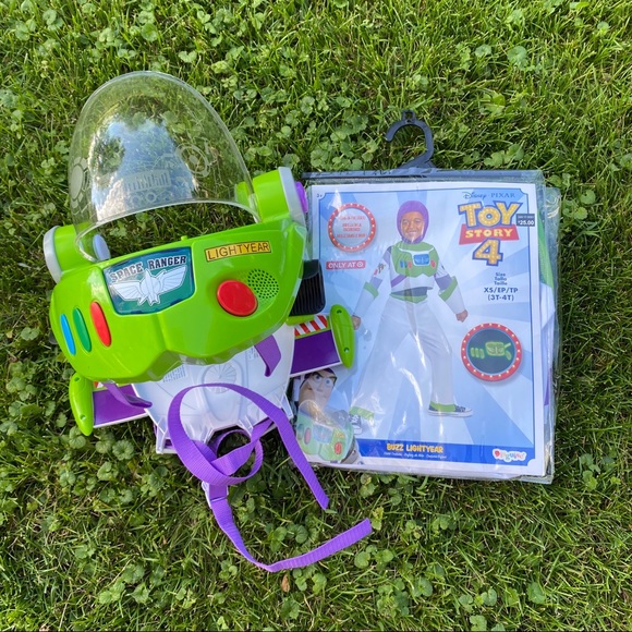 Disney Costumes Buzz Lightyear Costume Xs 3t4t New Poshmark